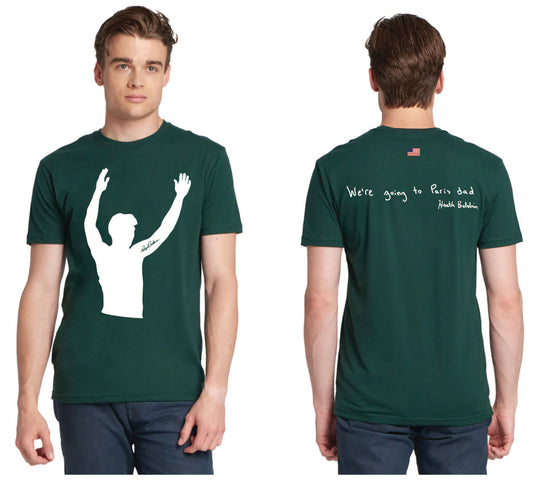 We are going to Paris Dad T-shirt - Green